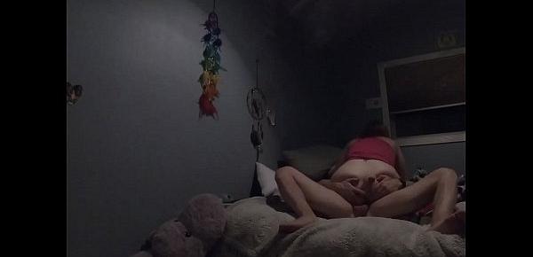  Milf riding the dick then getting fucked out till cum covered